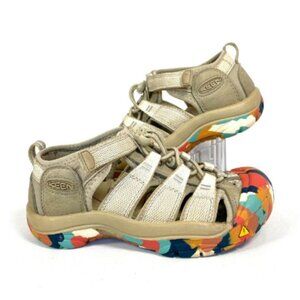 KEEN Newport NEO H2 Kids‎ Sandals Beige Camo Waterproof Youth Size 13